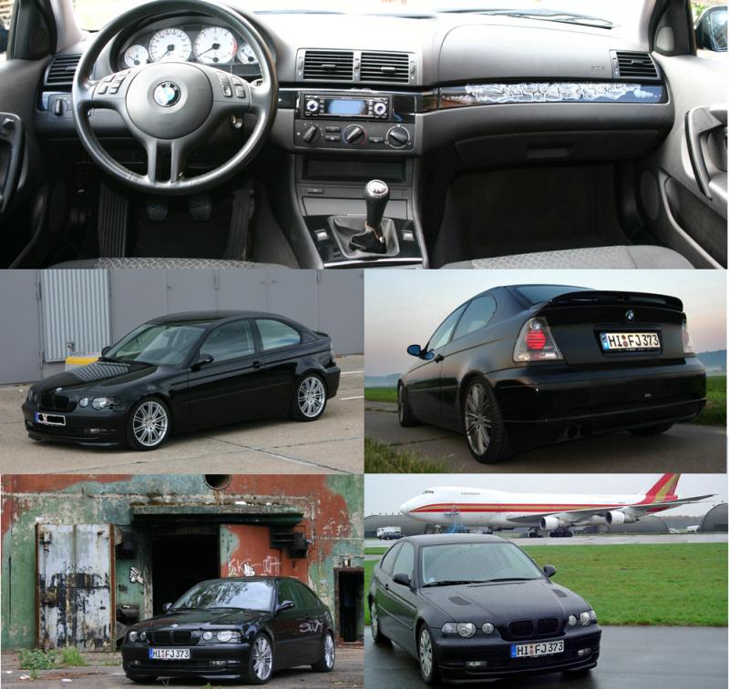 E46 Compact - 320td - schwarz - 3er BMW - E46