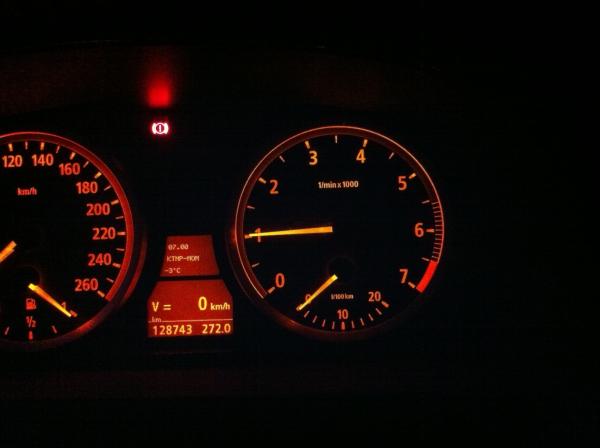 Bmw e60/ e61 temperaturanzeige